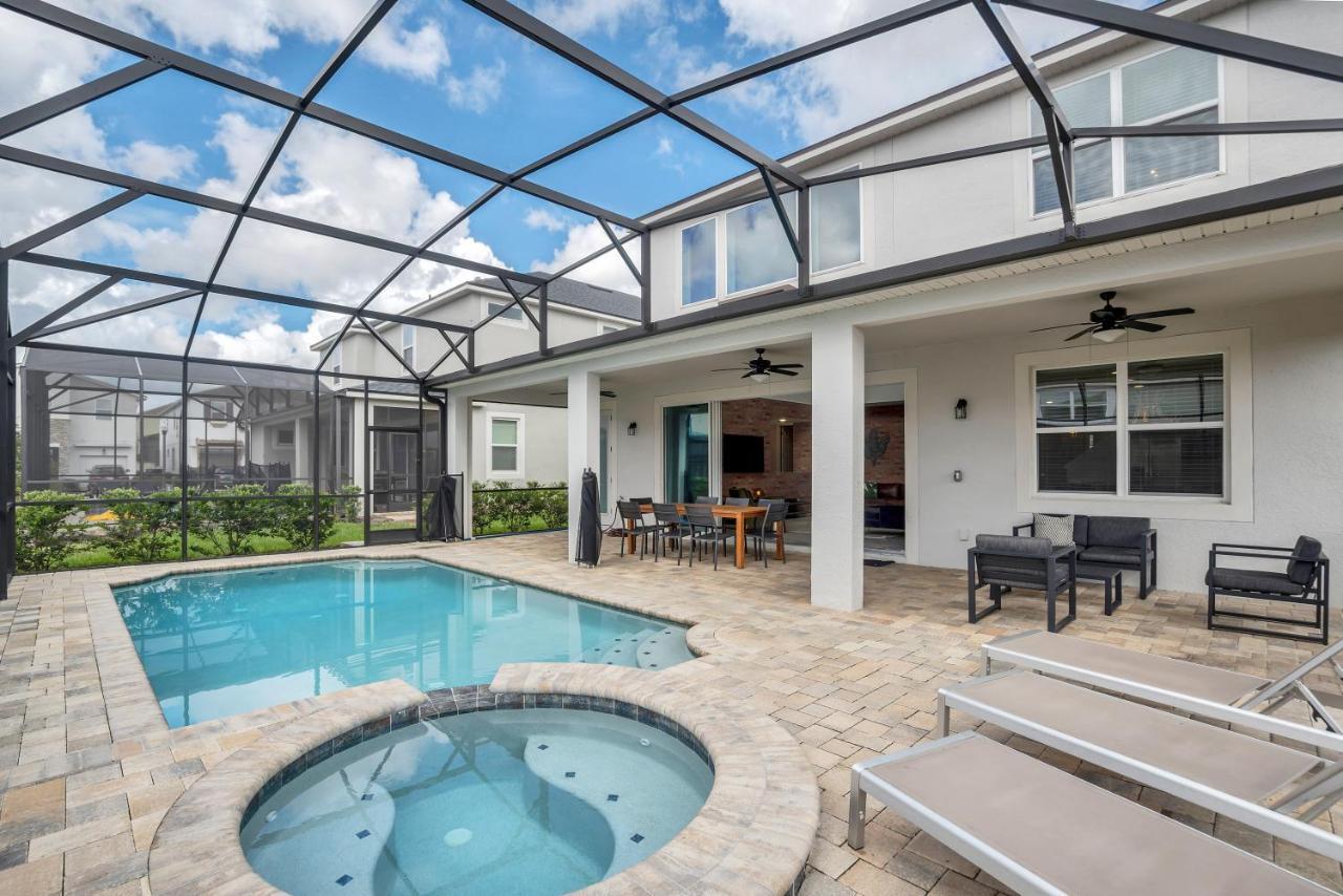 Modern Villa wPrivate Pool&Spa, FREE Water Park Orlando Esterno foto