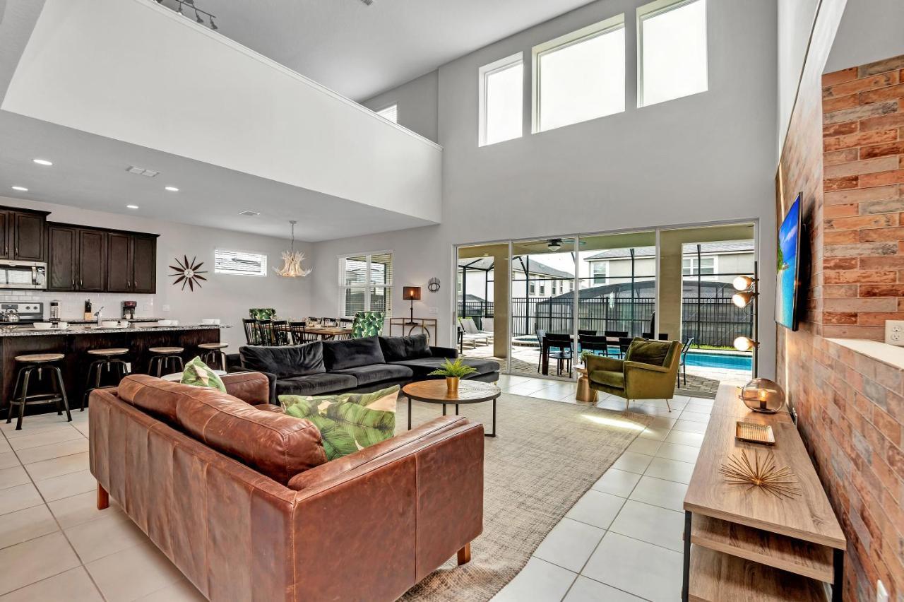 Modern Villa wPrivate Pool&Spa, FREE Water Park Orlando Esterno foto