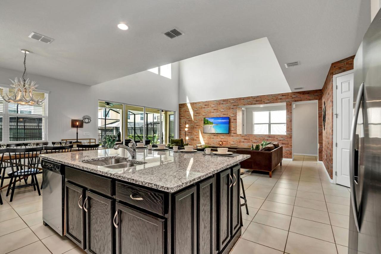 Modern Villa wPrivate Pool&Spa, FREE Water Park Orlando Esterno foto
