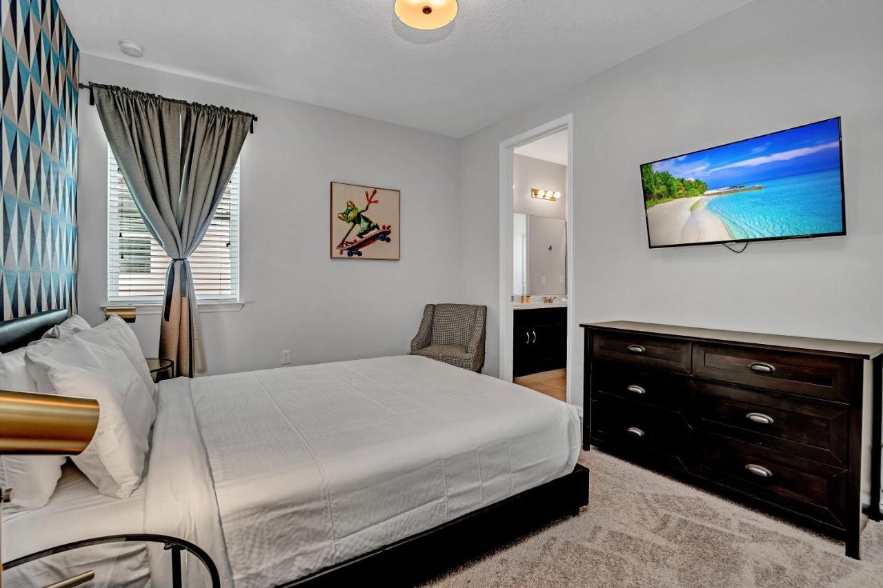 Modern Villa wPrivate Pool&Spa, FREE Water Park Orlando Esterno foto