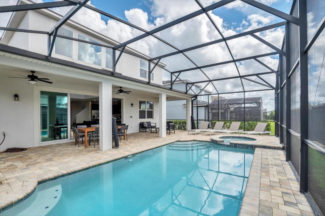 Modern Villa wPrivate Pool&Spa, FREE Water Park Orlando Esterno foto